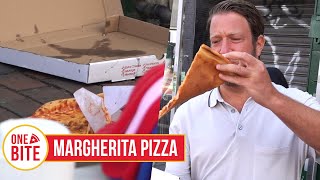 Barstool Pizza Review  Margherita Pizza Queens NY [upl. by Hurless]