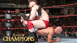 Sheamus vs Cesaro  Best of Seven Series Match No 7 WWE Clash of Champions 2016 on WWE Network [upl. by Eednak]