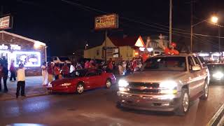 Louisville Kentucky Street TourU OF L FINAL FOUR WEST BROADWAY CELEBRATION AKA quotDERBYquot [upl. by Adehsar]