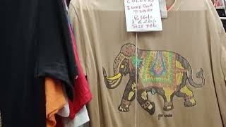 Pallavi Readymade Shop Goa  Mukund selling Goa TShirts at nominal cost [upl. by Garate579]