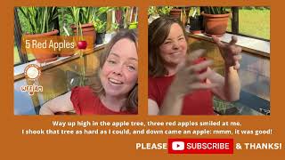 Five Red Apples Sung from Three [upl. by Hurlee]