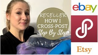 How I CrossPost on Poshmark Ebay amp Etsy Step By Step  Online Reseller HowTo  Work At Home Mom [upl. by Inglis928]