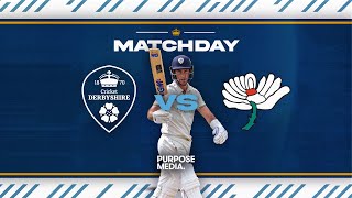 🔴 LIVE  Derbyshire vs Yorkshire Day Three [upl. by Nivla]