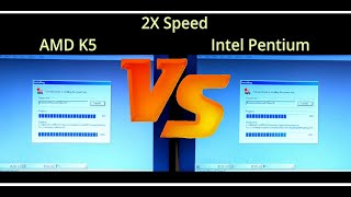 AMD K5 100MHz vs Intel Pentium 100MHz Socket 7 amp Socket 3 100MHz ish x86 CPU challenge [upl. by Lunneta]