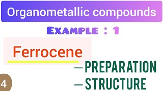 Ferrocene preparation and structure  simplified [upl. by Sisxela147]