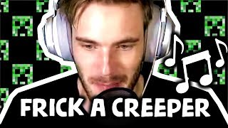 PewDiePie  Frick a Creeper Blip Blop Remix [upl. by Osswald29]