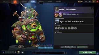 AGHANIMS 2021 COLLECTORS CACHE  COSMIC CONCOCTIONEERS  ALCHEMIST SET [upl. by Charo960]