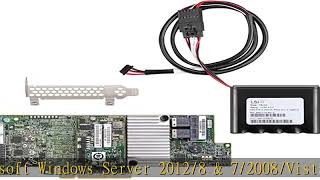 LSI LSI00417 MegaRAID SAS Controller 93618i with Battery and Cache 8Port 12GBps SAS 8X PCIe 3 [upl. by Doralyn530]