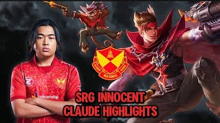 Innocent Claude Highlights vs RSG MY Game 2 Day 3 Week 4 MPL MY S14 [upl. by Aryk]