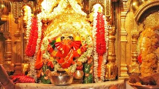 Shree siddhivinayak live darshan  Ganesh Chaturthi Siddhivinayak Live Temple [upl. by Manville]