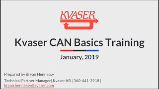 CAN Basics Training Introduction [upl. by Notsur804]