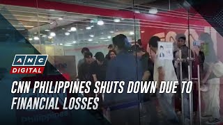 CNN Philippines shuts down due to financial losses  ANC [upl. by Enyleve253]