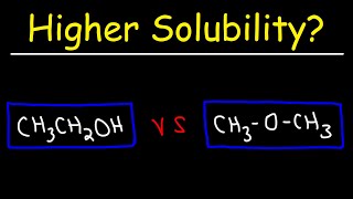 Solubility of Organic Compounds [upl. by Handel426]