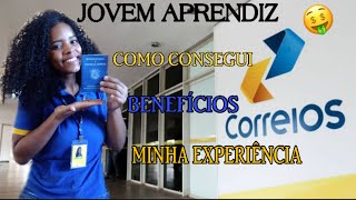 Como consegui uma vaga de jovem aprendiz nos Correios Minha experiência Quanto recebe [upl. by Mchugh3]