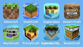 Minecraft Mulitcraft Exploration Desert Craft Worldcraft Primalcraft Exploration City [upl. by Werdnael430]