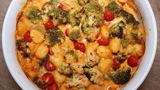 Cremiger GnocchiBrokkoli Auflauf  One Pot Gnocchi Rezept [upl. by Fairley385]