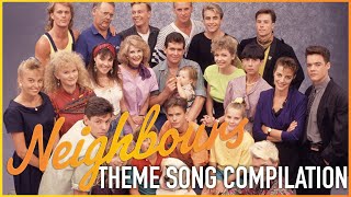 Neighbours Theme Song Compilation [upl. by Ilatfan]