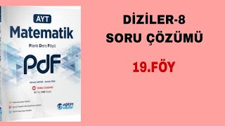 Eğitim Vadisi AYT Mat Pdf Föy19 Diziler8 Soru Çözümü [upl. by Weisburgh]