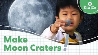 Create Flour Moon Craters  Exploration Station  KiwiCo [upl. by Elleivap]