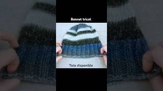 Bonnet au tricot mixte youtubecreatorcommunity bonnet tricot [upl. by Nobel744]