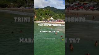 Maracas beach Trinidad trinidad travel youtubeshorts beach caribbean drone beachlife [upl. by Reede]