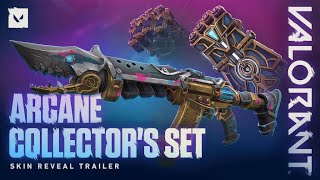 ARCANE SEASON 2 COLLECTOR’S SET  Skin Reveal Trailer  VALORANT [upl. by Ettena845]