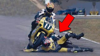 30 Motorcycle Racing Moments Youll Want To Forget [upl. by Lledo526]