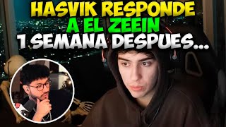 HASVIK HABLA DE SU POLÉMICA CON EL ZEEIN 1 SEMANA DESPUÉS [upl. by Akiner]