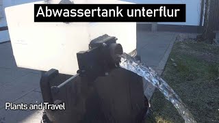 AbwassertankGrauwassertank anbauen Unterflurmontage [upl. by Nodanrb]