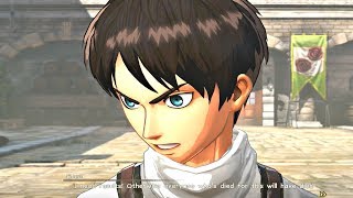 ATTACK ON TITAN 2  All 100 EREN Friendship Cutscenes Special Interactions PS4 Pro [upl. by Sauer]