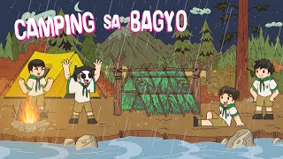 CAMPING sa BAGYO  Pinoy Animation [upl. by Assirolc883]