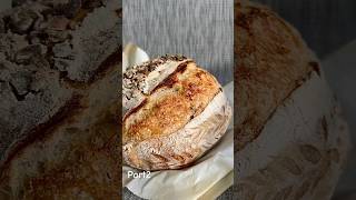 Part2🥖sourdough bread with pistachios and peanutssourdoughsourdoughbreadbreadcookisbaking [upl. by Schulein]