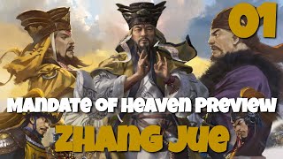 Zhang Jue Preview 01  Mandate of Heaven DLC  Total War Three Kingdoms [upl. by Paymar]