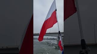 Motorowodny Hołd dla Niepodległości niepodległość flaga polska [upl. by Eatnod]