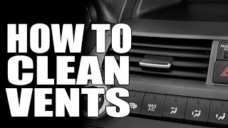 How To Clean Air Conditioning Vents  Mastersons Car Care  Auto Detailing [upl. by Ganny]