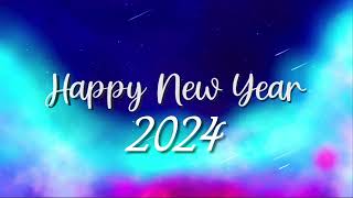 Happy New Year 2024 Live Wallpaper Background  4K 60 FPS [upl. by Htieh852]