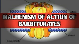 MACHENISM OF ACTION OF BARBITURATES pharmacology notes [upl. by Ekaj]