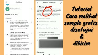 Cara Melihat Sample Gratis Dikirim amp Disetujui [upl. by Anrat]