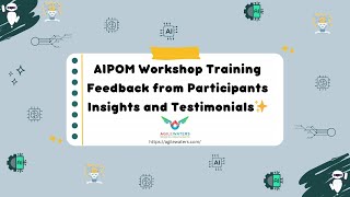 AIPOM Workshop training program participants review [upl. by Ahtelra382]