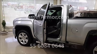 El Blindaje más Alto GMC Sierra Blindajes Yasser Armor [upl. by Mettah]