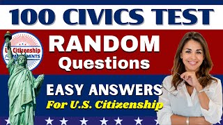 Official 100 Civics Test Questions and Answers for US Citizenship Naturalization 2008 Version [upl. by Monafo]