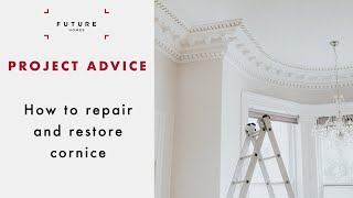 How to repair and restore cornice  PROJECT ADVICE  Future Homes Network [upl. by Harmon47]