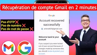 Comment récupérer le compte Gmail 2024  comment réparer je ne pouvais pas vous chanter dans Gmail [upl. by Nivek]