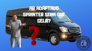 Ar condicionado adaptado em uma sprinter  UTI MÓVEL manutenção [upl. by Deborath]