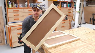 Easy DIY Cabinet Doors  Can I Make Shaker Doors with only 3 big Tools [upl. by Yerffeg]