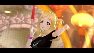 LLSIFAS Queendom MV Mari Ohara Aqours 6th Live Show  Windy Stage TShirt [upl. by Limoli]