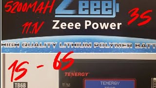 Review on TENERGY charger TB6B and Zeee 3s lipos [upl. by Enihpets337]