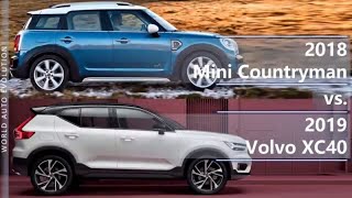 2018 Mini Countryman vs 2019 Volvo XC40 technical comparison [upl. by Segalman377]