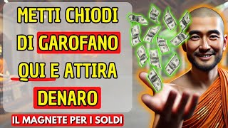 Metti qui 3 CHIODI DI GAROFANO e ATTIRA molti SOLDI e ABBONDANZA segreto Buddista  Buddismo [upl. by Gilford]