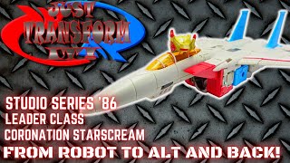 JUST TRANSFORM IT Studio Series 86 Leader Coronation Starscream [upl. by Papp708]